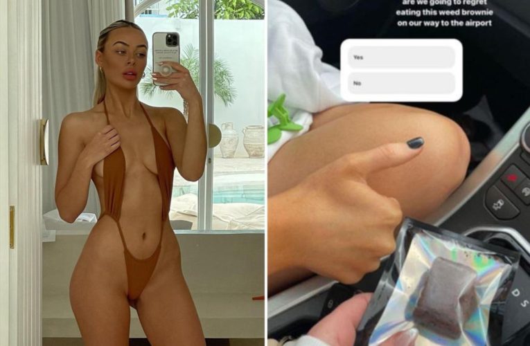 Influencer Em Davies under fire for post about ‘pot’ brownie before Bali flight