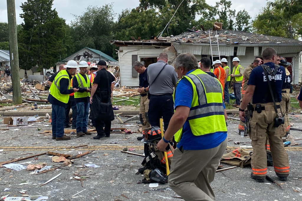 Evansville house explosion
