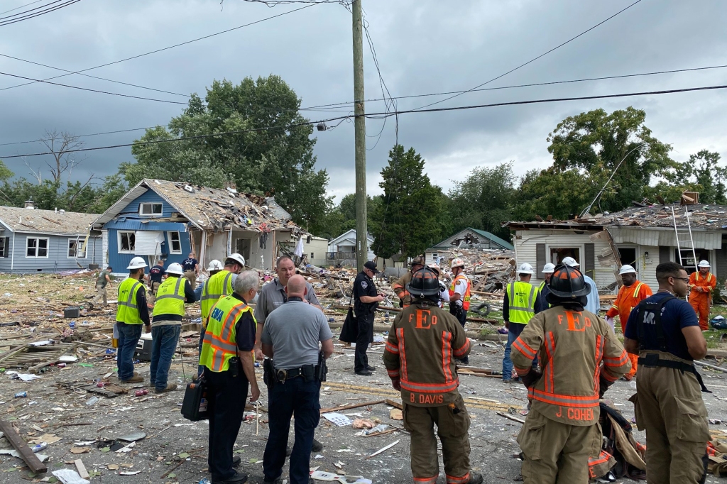 Evansville house explosion