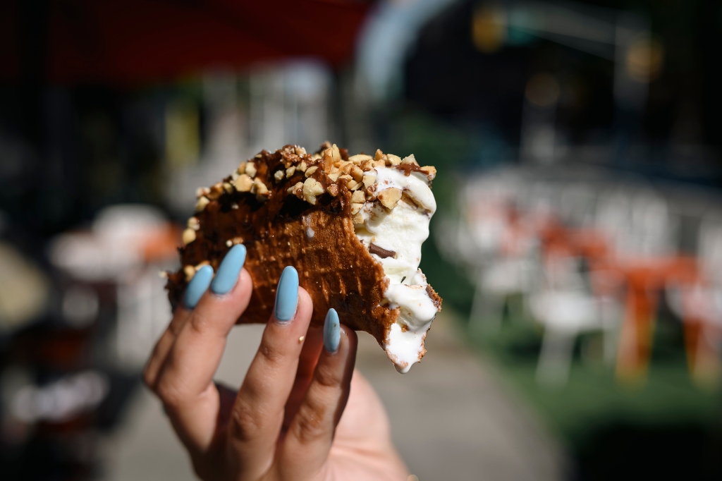 The Choco Taco at the Fat Taco in Hoboken.