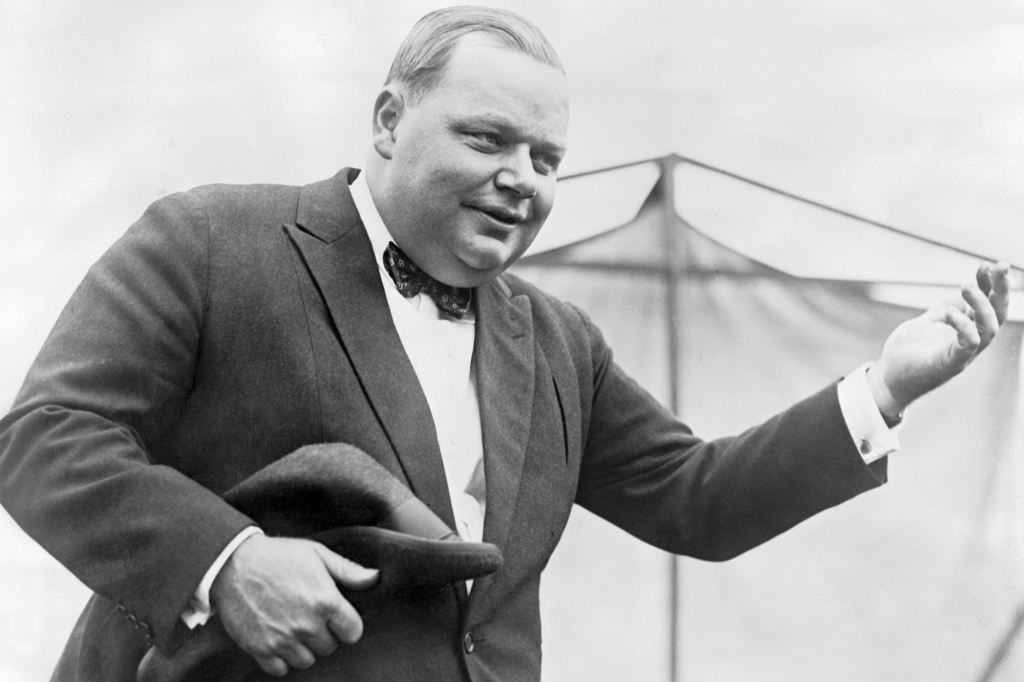Fatty Arbuckle in 1922. His infamous member was rumored to be a deadly weapon. 
