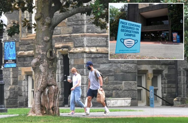 Georgetown University mandates masks for students during in-class instruction amid COVID-19 cases