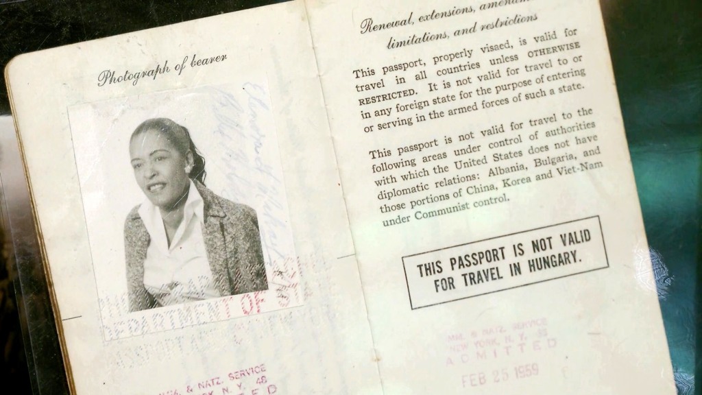 Billie Holiday's
Passport