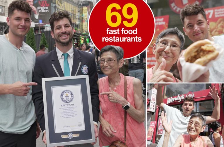 TikTok stars break fast food Guinness World Record