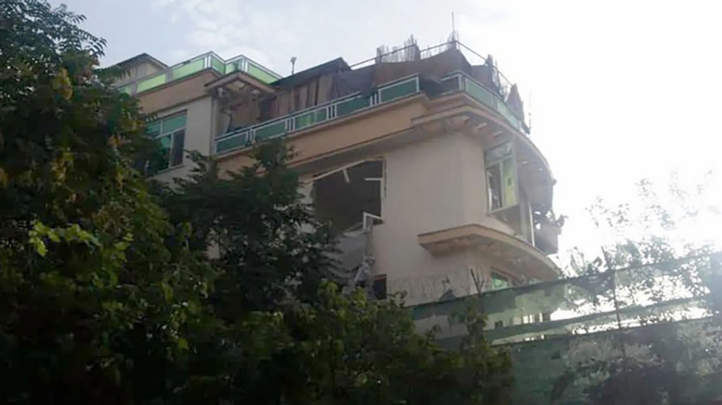 Balcony of Kabul safehouse where Ayman al-Zawahiri was killed.