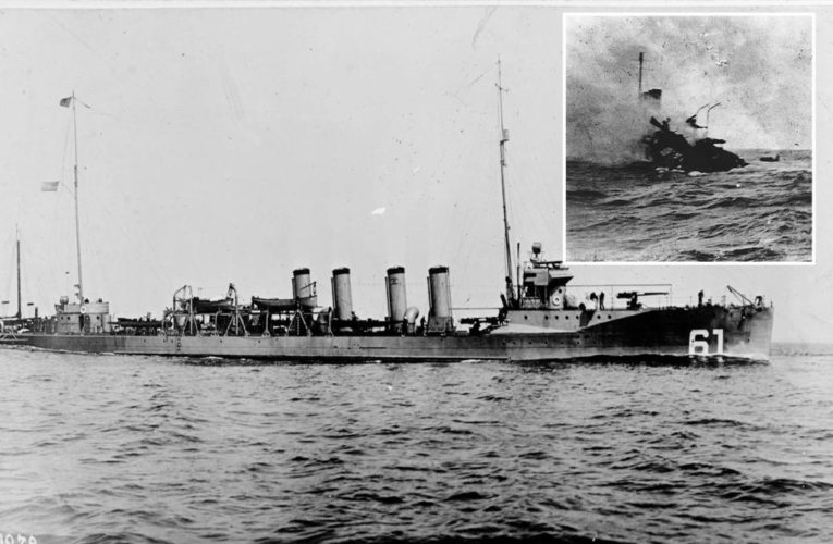 Navy destroyer USS Jacob Jones wreckage found by divers off coast of England
