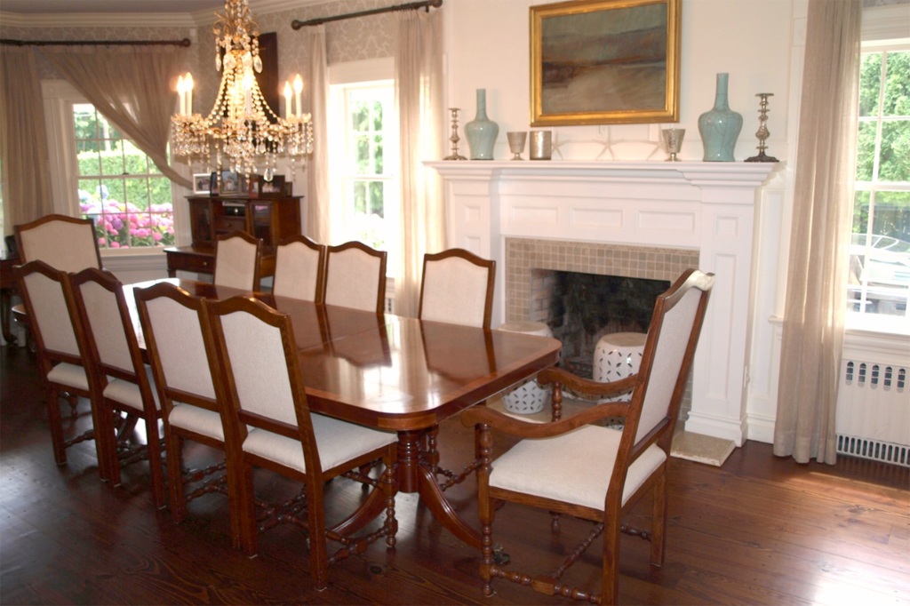 The formal dining room.