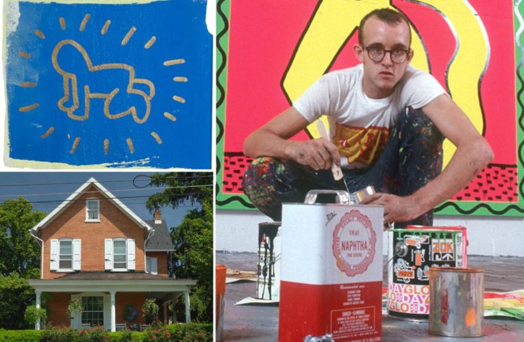 ‘Radiant Baby’ drawing from Keith Haring’s bedroom being auctioned