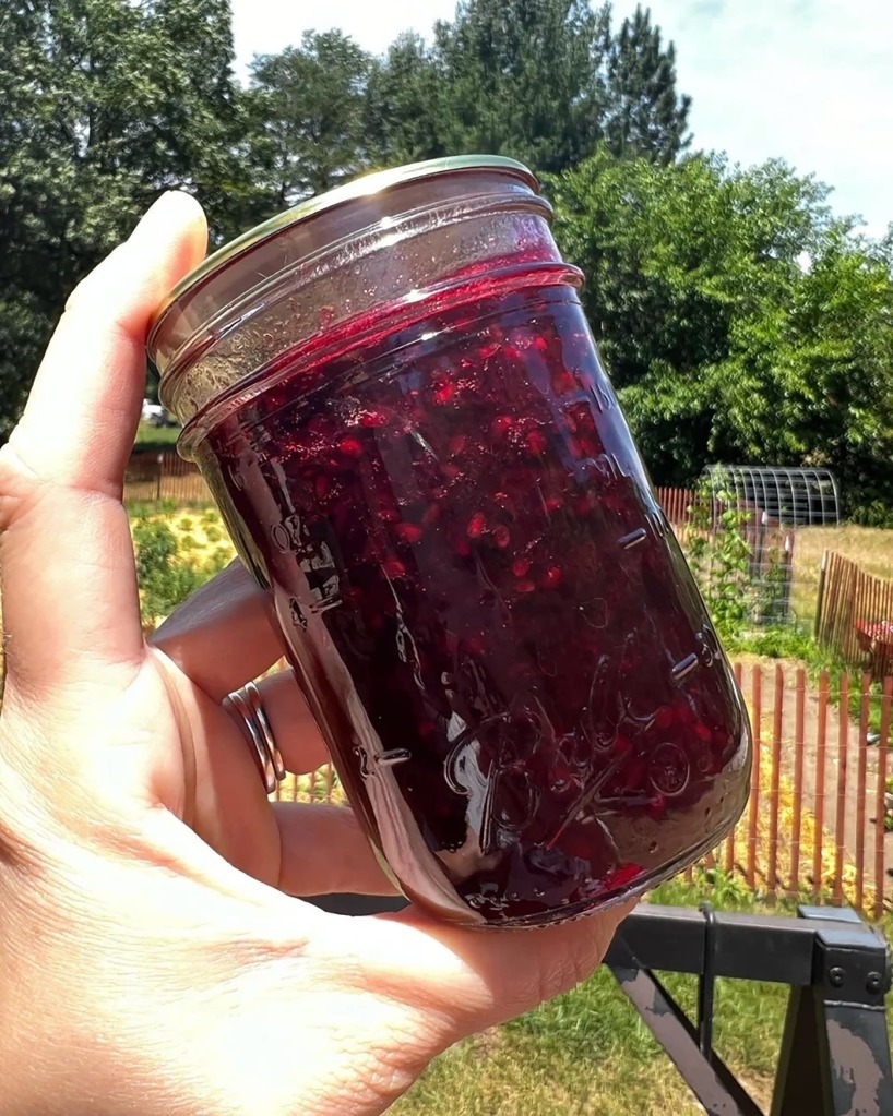 Kelsey Shaw started preserving the food from her farm when her family moved to Crown Point, Indiana, US, in September 2017.