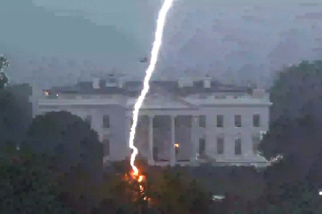 The lightning strike at Lafayette Park killed three people and left one other injured.