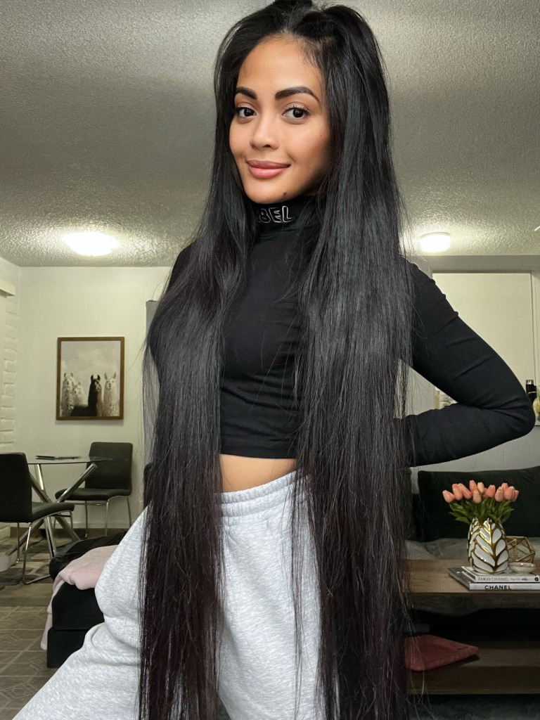 Macapagal isn't tempted to chop off her locks — and her lucrative new OnlyFans account is only further cause to her hair long and flowing. 