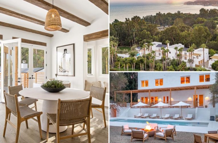 Malibu mansion with spa, theater hits market with a catch