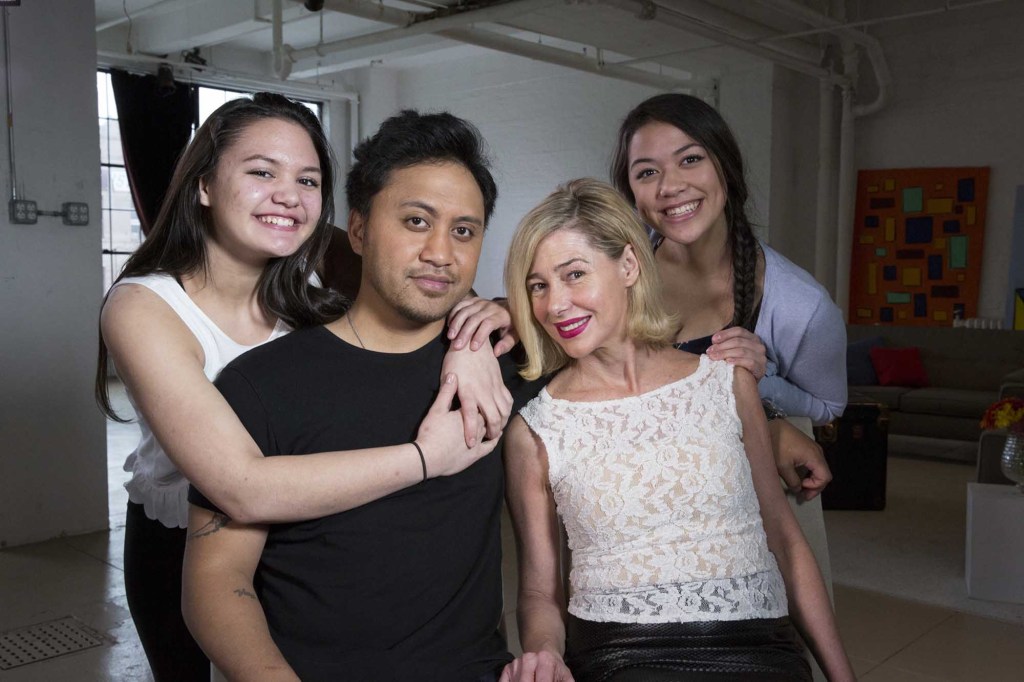 Mary Kay Letourneau with Vili Fualaau and their two daughters, Audrey and Georgia.