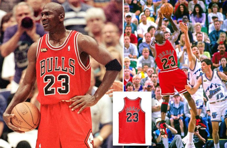 Michael Jordan jersey from ‘The Last Dance’ heads to auction