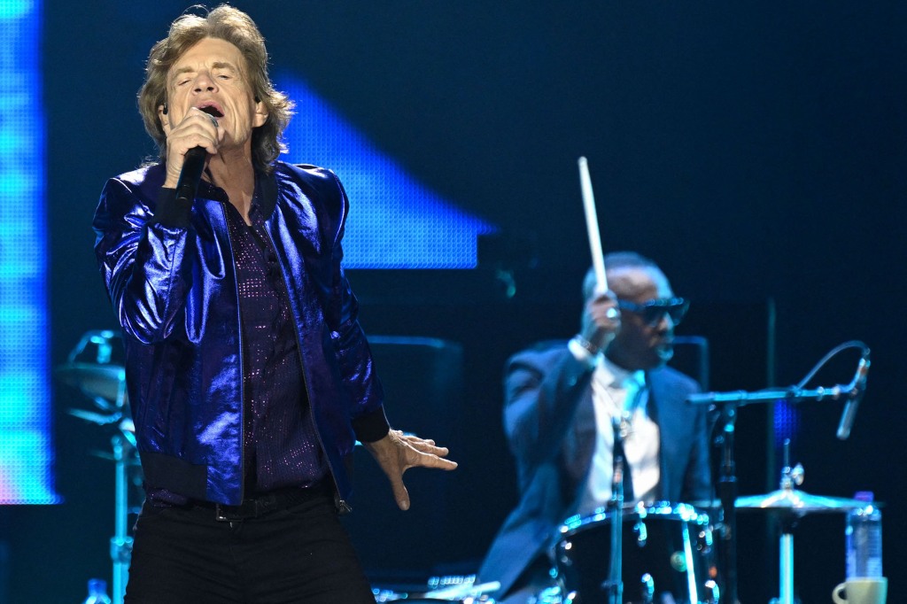 Jagger and The Rolling Stones have performed in Italy, UK, Germany, Sweden, France, Austria, Belgium and The Netherlands as part of the anniversary tour. 
