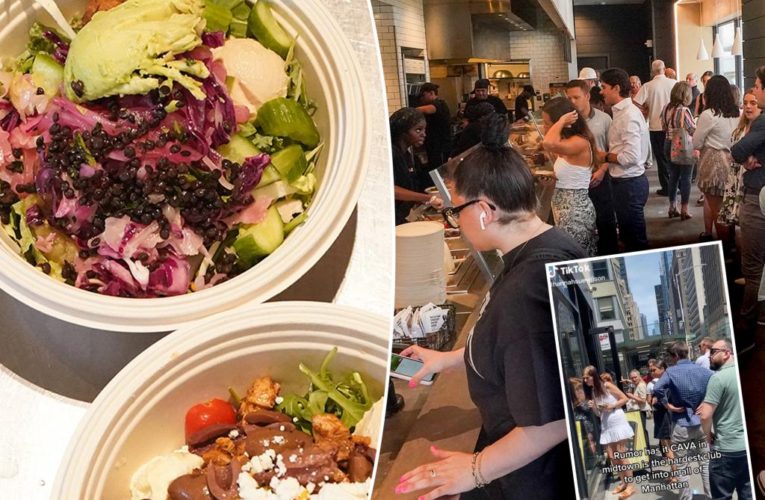 NYC workers wait 90 minutes in line for Cava’s trendy lunch