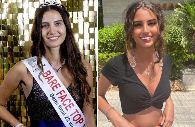 Miss England contestant becomes first in 94 years to compete without makeup