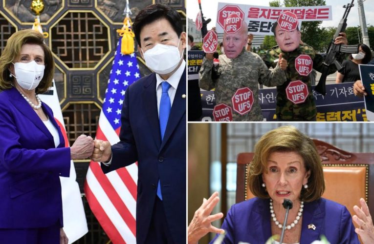 Pelosi travels to South Korea