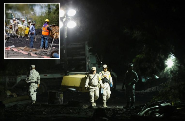 Mexico mine crew search impeded by darkness and debris