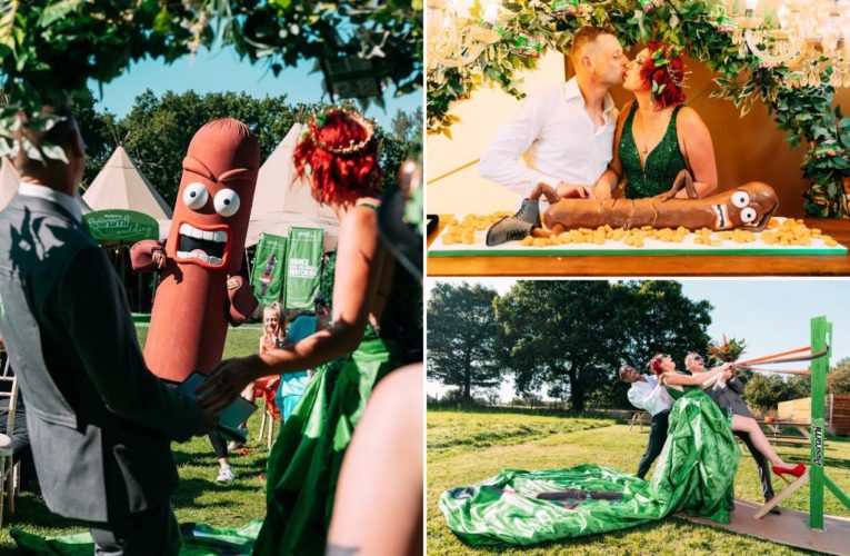 Couple marries at jerky wedding: ‘Calling all meat heads’