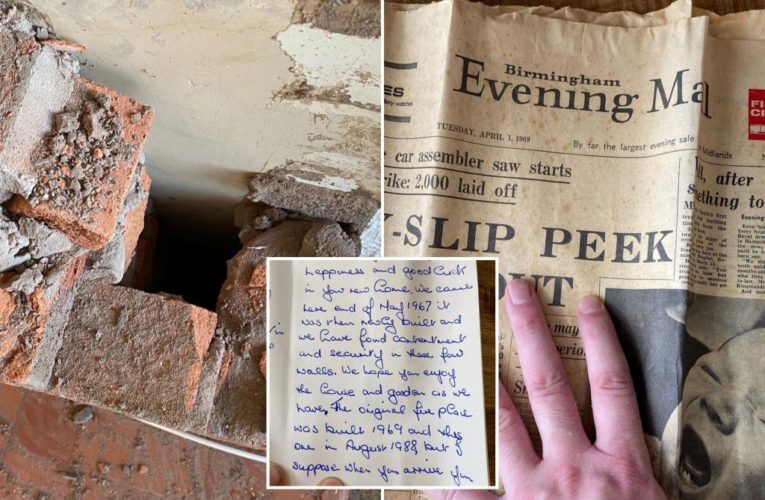 English home renovation unearths 1960s time capsule with heartwarming letter