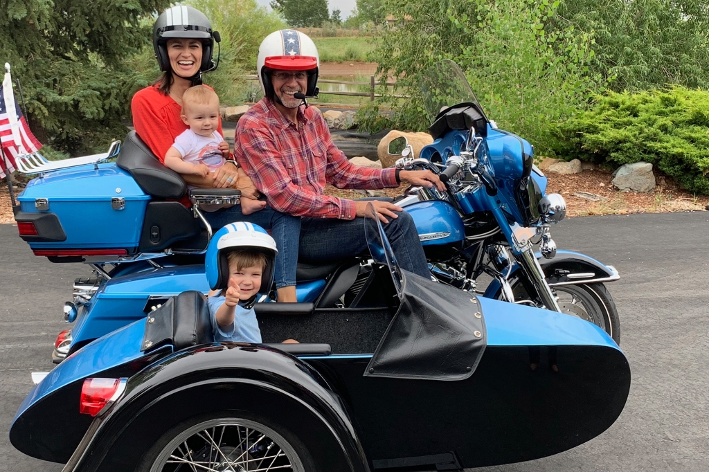 Hitting the road in Durango, Colorado, with Morgan, Overton and Cotten.