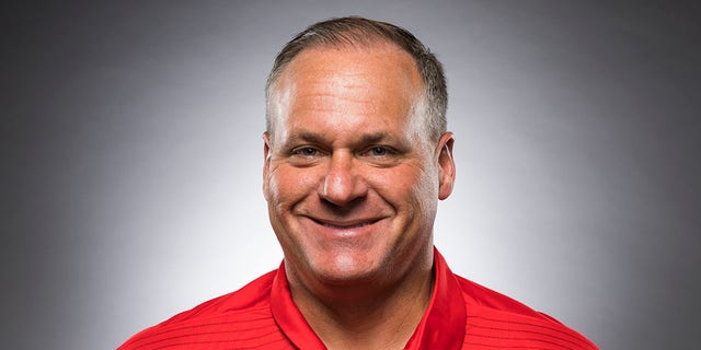 Arizona Wildcats head coach Rich Rodriguez poses for a photo during the PAC-12 Football Media Day July 26, 2017, in Los Angeles.