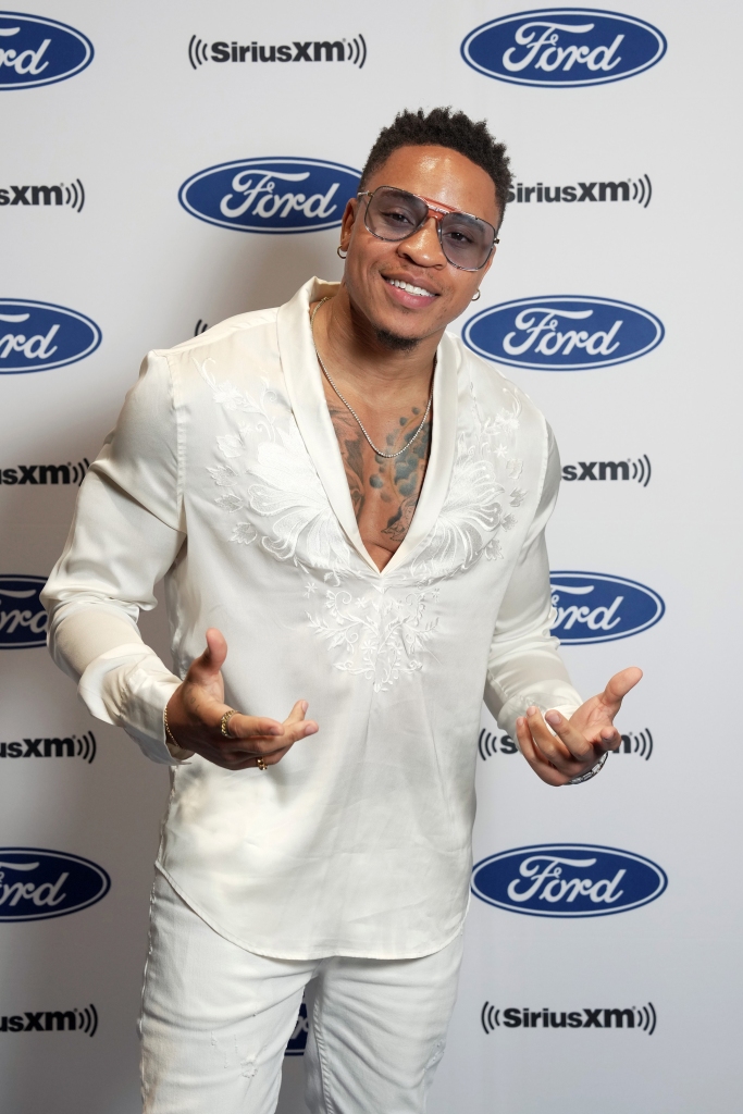 Rotimi attends the SiriusXM's Heart & Soul Channel broadcasts live from Essence Festival on July 01, 2022 in New Orleans