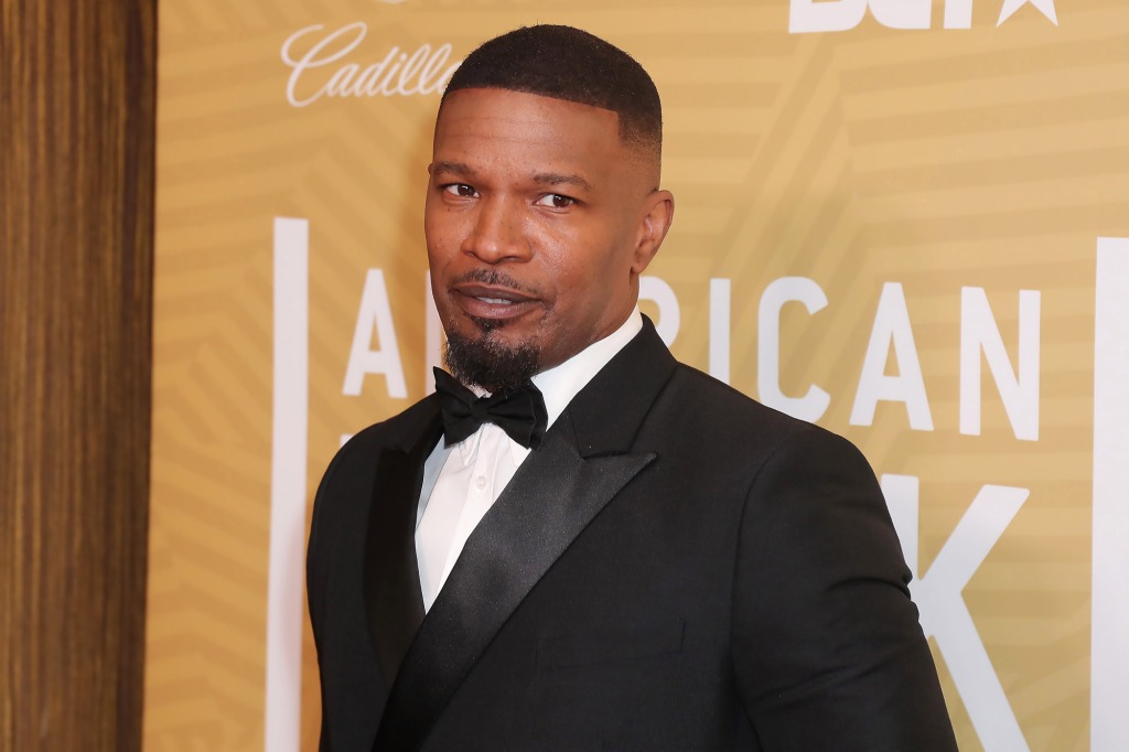 "Hung like a horse:" Jamie Foxx is among the Hollywood names purported to have a prominent package. 