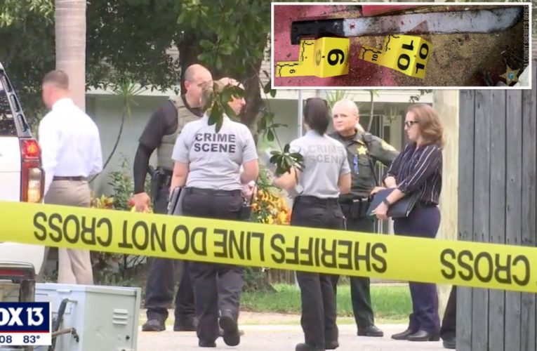Florida man armed with machete shot dead by cops after home invasion