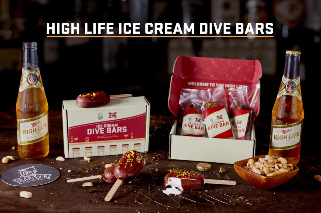 The flavor promises a 'delicious combination of High Life infused ice cream with dive bar inspired mix-ins.'