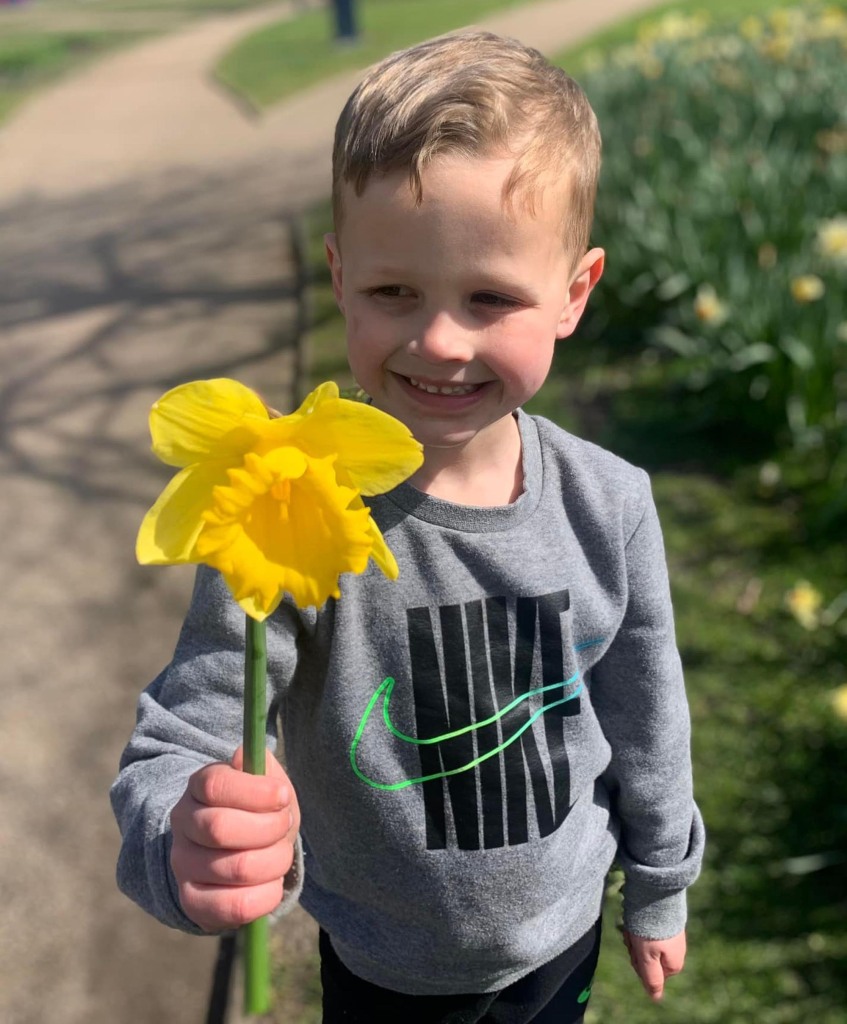 Rye Bowles smiling outside