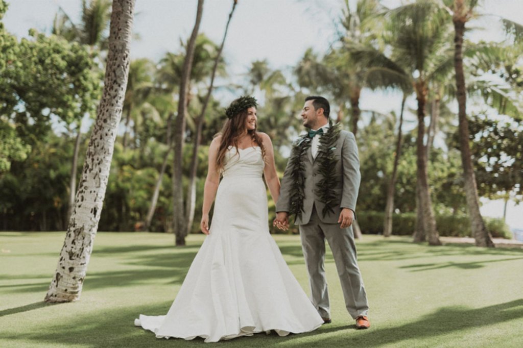 Soberal and her husband had their dream wedding in Hawaii.