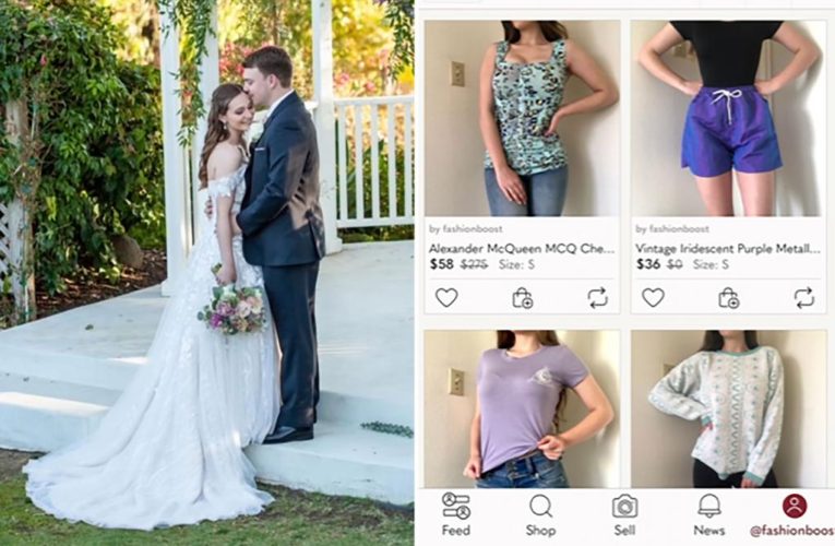 I sold my clothes to pay for my wedding