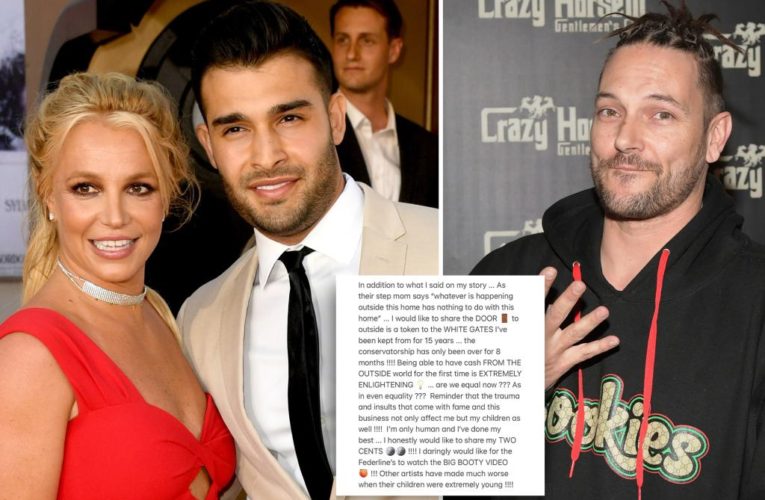 Britney Spears rips Kevin Federline for revealing sons don’t talk to her