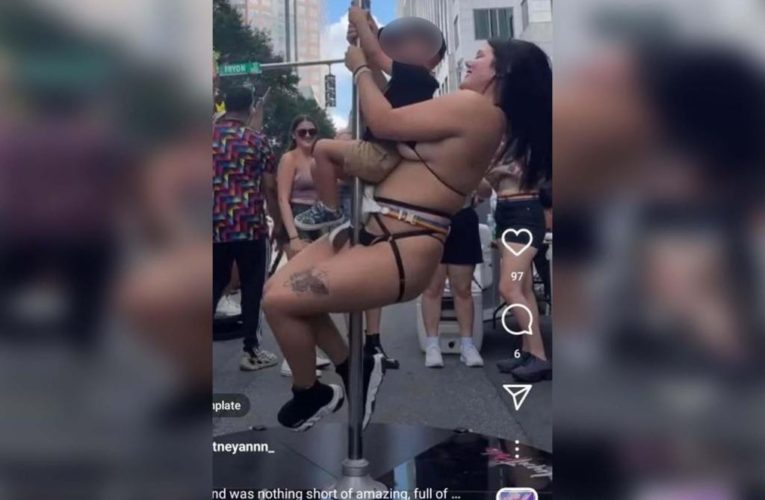 North Carolina gay pride event slammed over video of young child on stripper pole