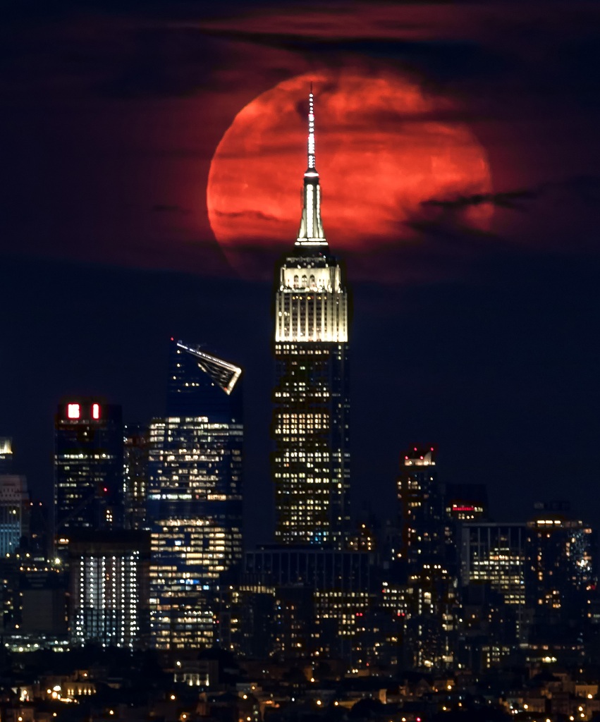 Full Sturgeon Moon Over NYC