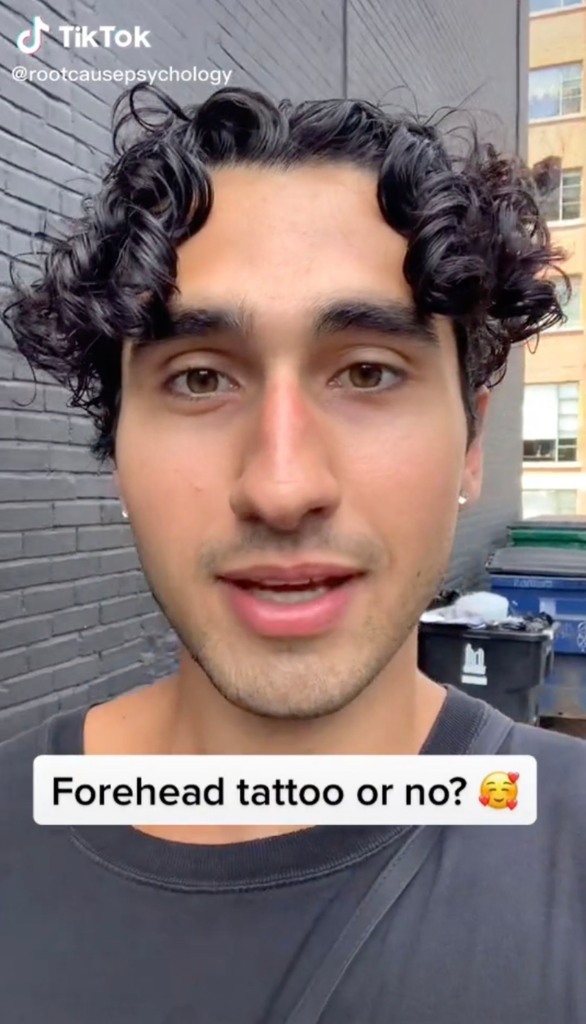 The man had said in a previous video that he would get the tattoo only if he went viral.