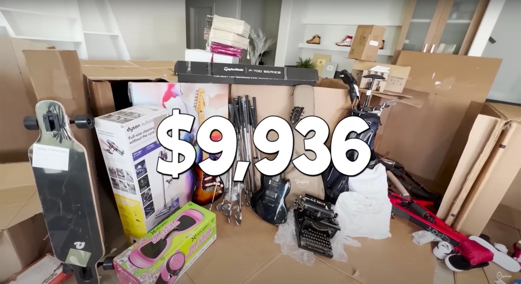In the end, the treasure box added up to about $9,936 worth of gadgets