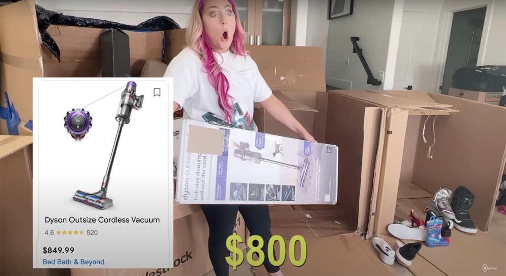 An $850 vacuum found in the haul