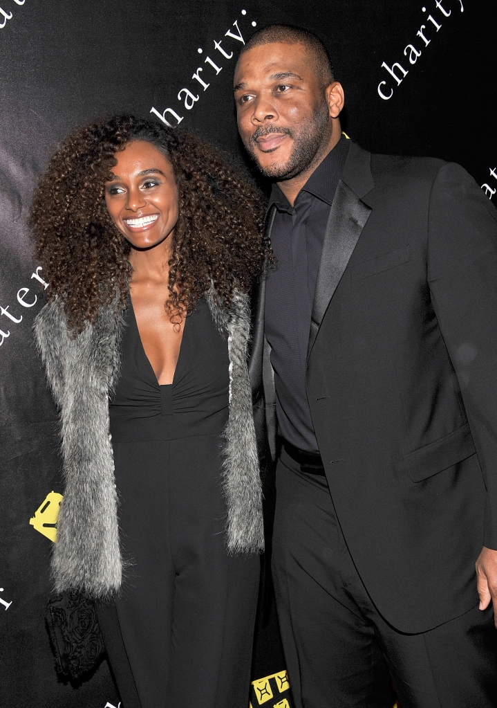  Model Gelila Bekele (L) and writer/director Tyler Perry attend the 6th Annual Charity