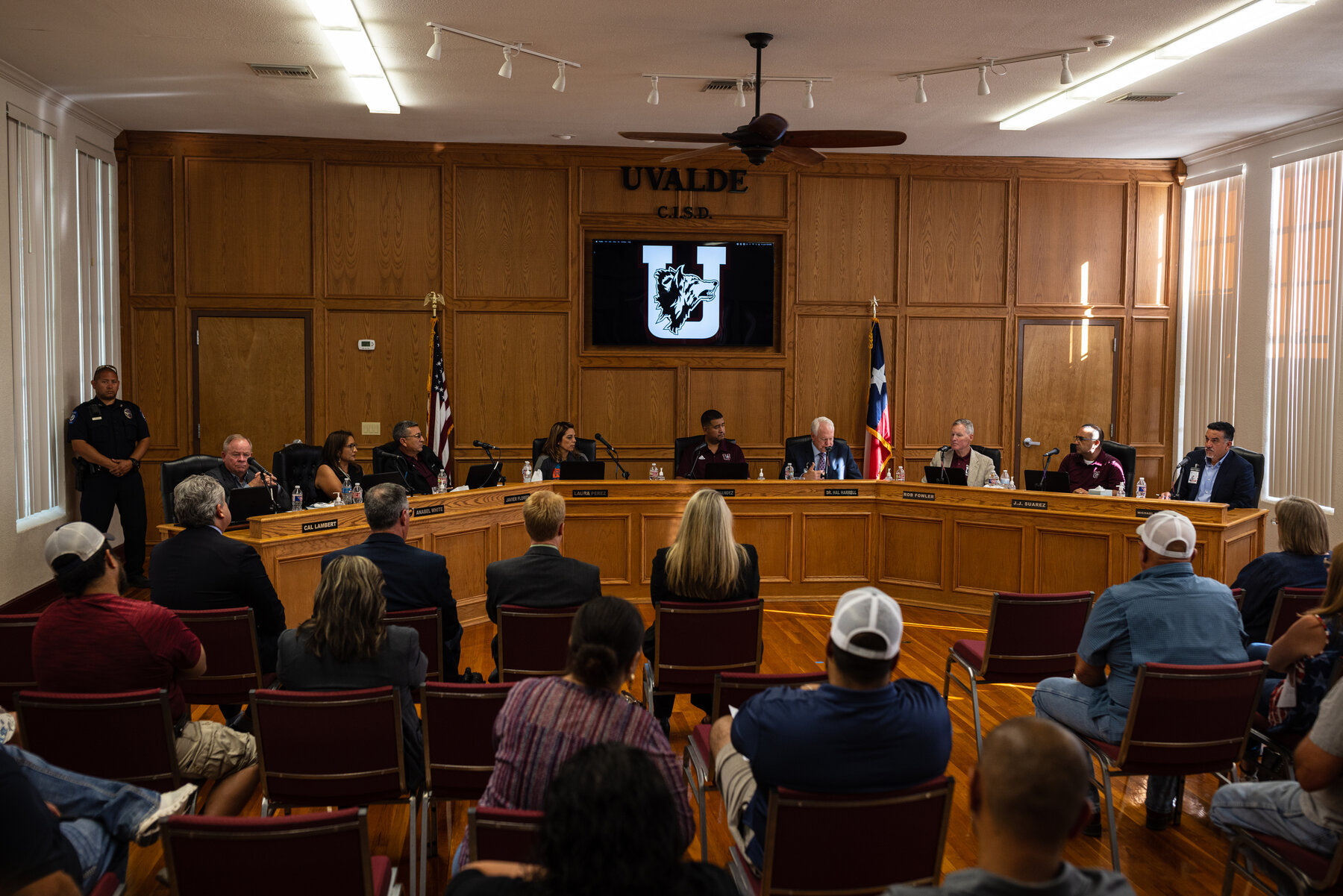 On June 3, the Uvalde Consolidated Independent School District school board met for the first time since the shooting.