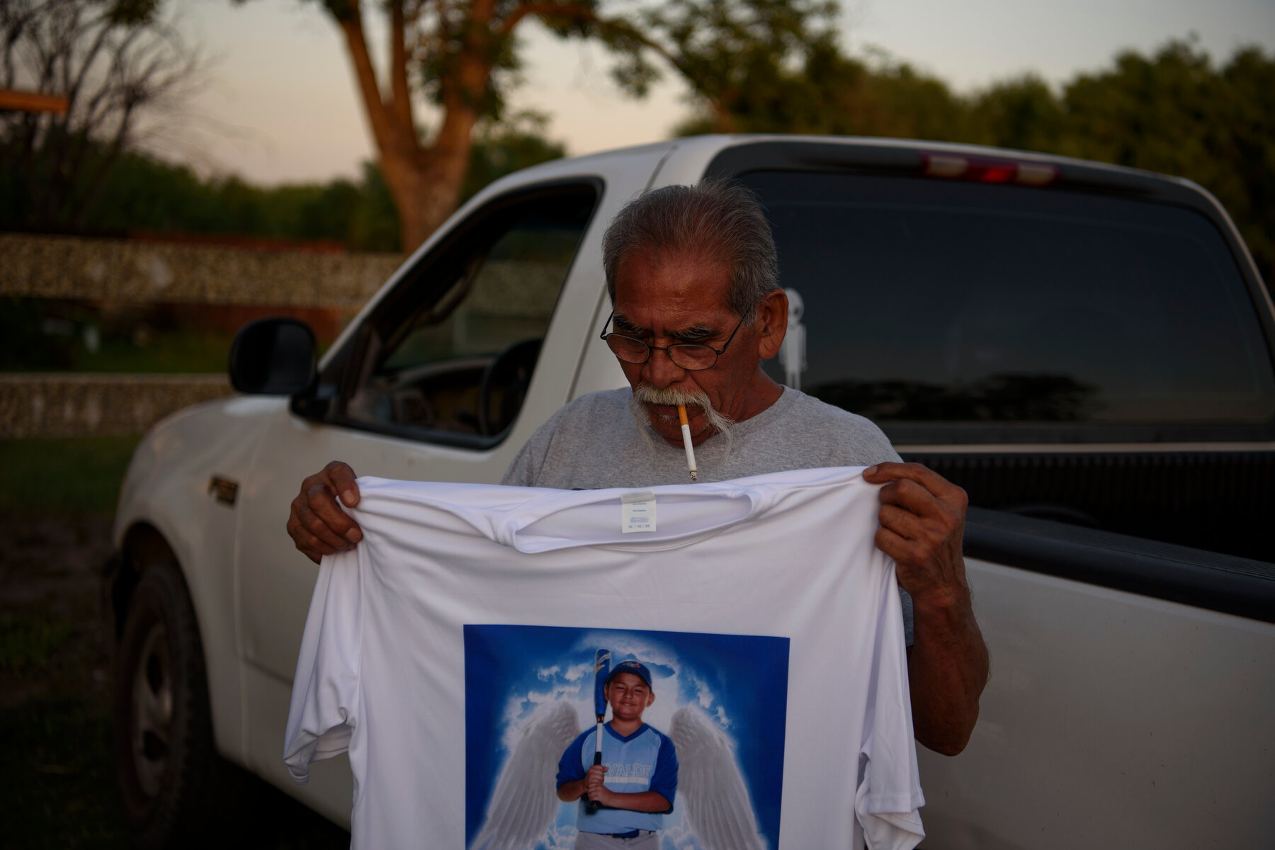 Xavier Lopez’s family had T-shirts made in his honor.