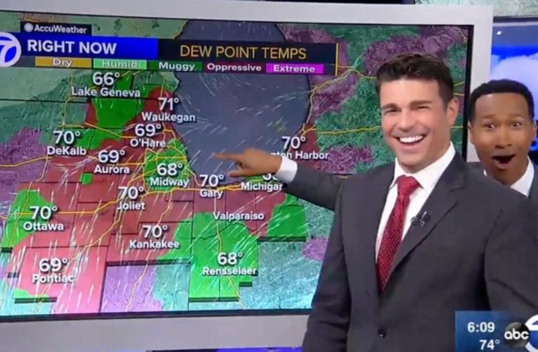 Chicago weatherman loses it when he discovers touch screen