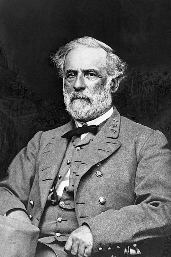 Confederate General Robert E. Lee is pictured.