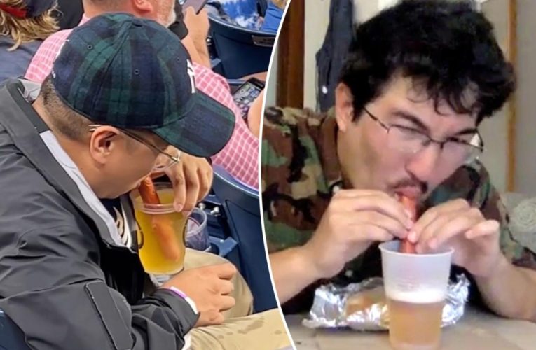 We tried the Yankee fan’s ‘hot dog beer straw’ hack: Genius or gross