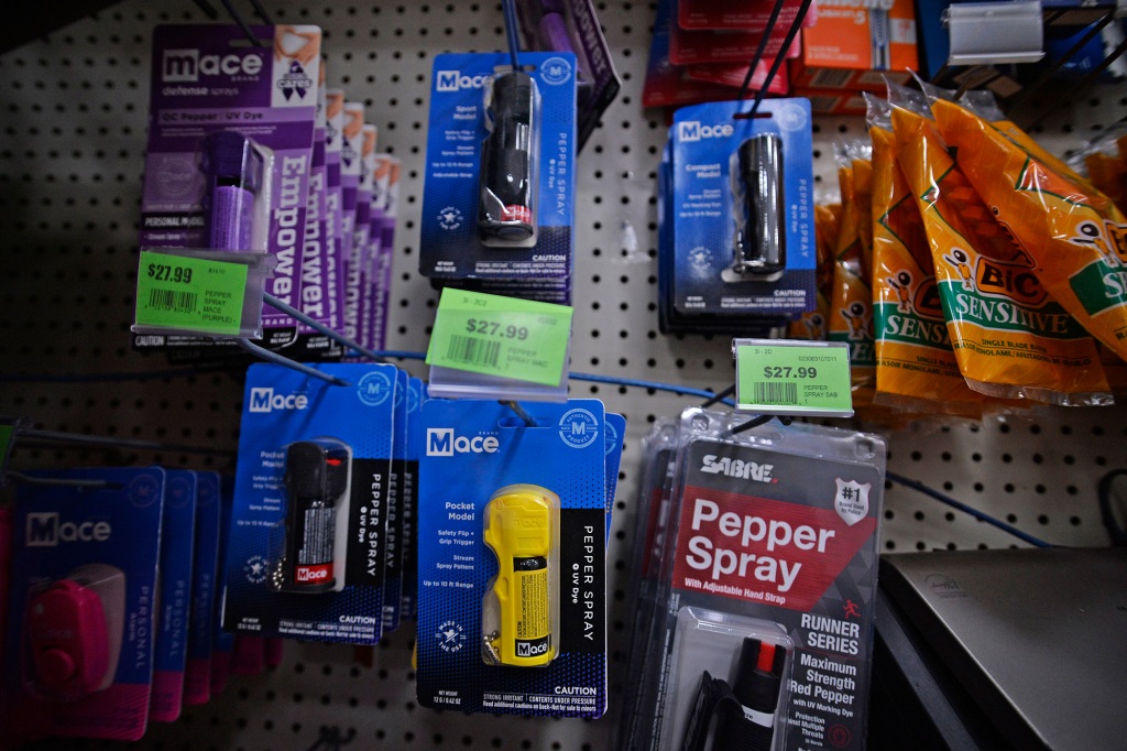 Esco Pharmacy in Hell's Kitchen said sales of pepper spray have increased dramatically. 