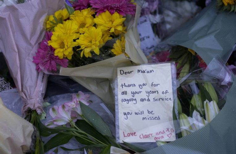 ‘She left a void’: Queen Elizabeth II remembered outside Buckingham Palace