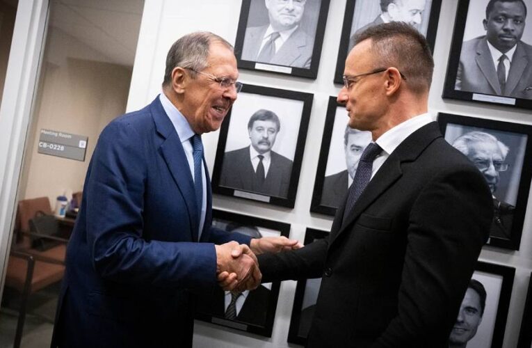 Hungarian minister meets Russia’s Sergei Lavrov despite EU ‘understanding’ not to do so