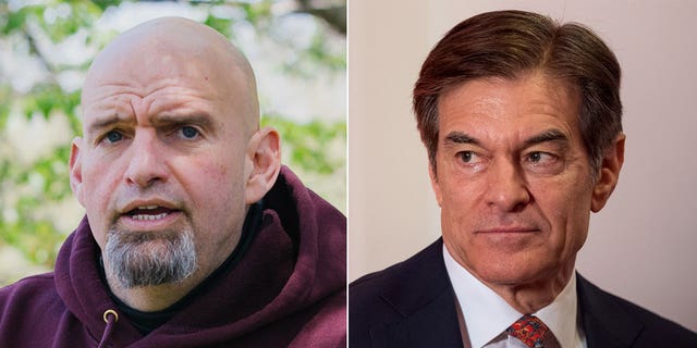 John Fetterman, a Democrat, and GOP candidate Mehmet Oz, are running for Pennsylvania Senate.